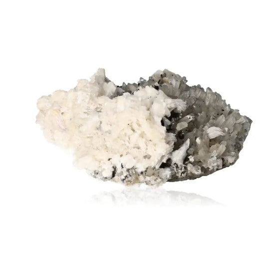 Exquisite Quartz with Calcite crystal from Sylvia Crystals, enhancing energy flow and mental clarity. Perfect for spiritual practice.