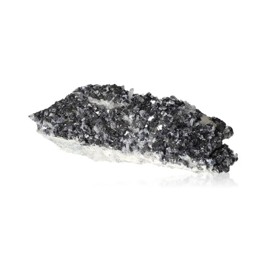 Galena stone with sparkling appearance, known for transformative and protective properties, enhancing spiritual balance.