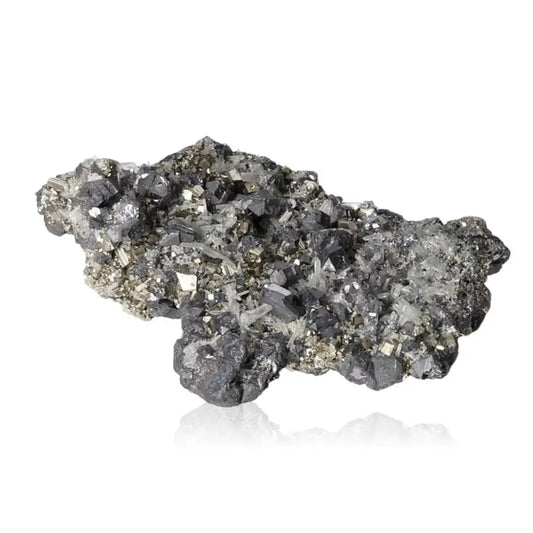 Galena stone showcasing its transformative power and grounding properties, ideal for spiritual growth and balance.