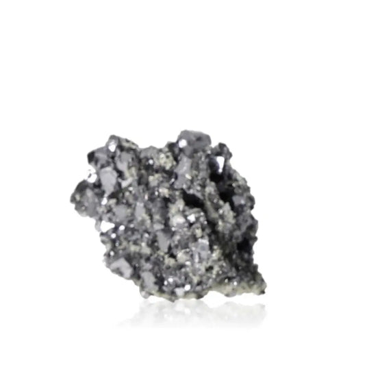 Shimmering Galena stone showcasing transformative power and spiritual harmony, perfect for mineral collectors and spiritual enthusiasts.