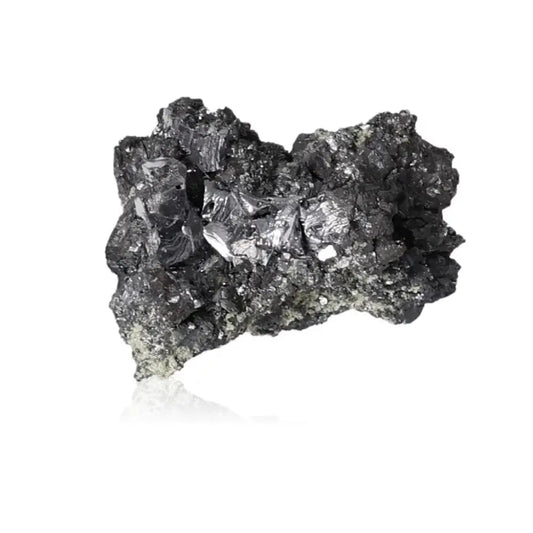Galena mineral stone known for transformation, protection, and grounding in spiritual practices. Enhance harmony of soul and body.
