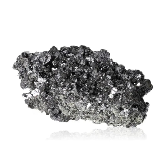 Galena mineral stone featuring protective and grounding properties, ideal for spiritual transformation and harmony between soul and body.
