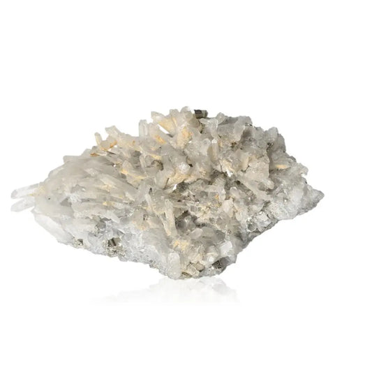 Natural quartz crystal with radiant sparkle, enhances energy flow, ideal for balance, focus, mental clarity, and emotional stability.