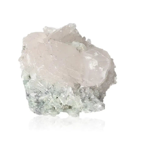 Raw clear quartz crystal with brilliant sparkle, enhancing energy flow, concentration, mental clarity, and emotional stability.