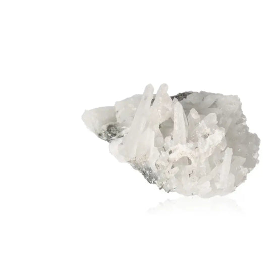 Clear quartz crystal showcasing purity and brilliance, ideal for energy flow and enhancing mental clarity.
