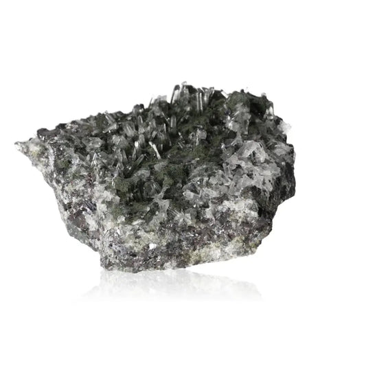 Quartz crystal with radiant sparkle and clarity, ideal for enhancing energy flow and creating a serene, balanced environment.