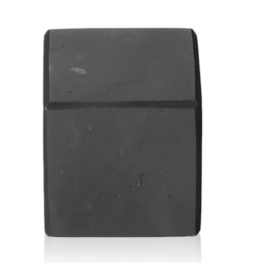 Shungite Cube 3 cm from Sylvia Crystals, a luxurious gemstone offering protection and healing with antioxidant properties.