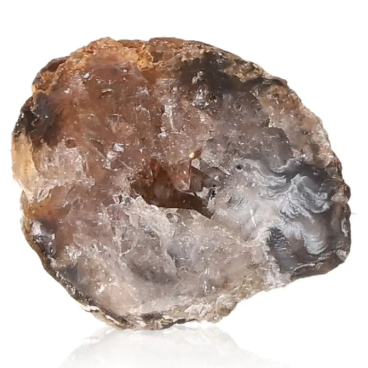 Mini Agate Geode with intricate patterns and vibrant hues, perfect for energy harmonization and emotional grounding