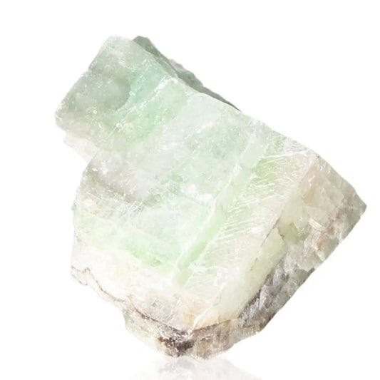 Green Calcite Crystal - Stone of Renewal and Emotional Healing, perfect for heart chakra energy and attracting positivity.