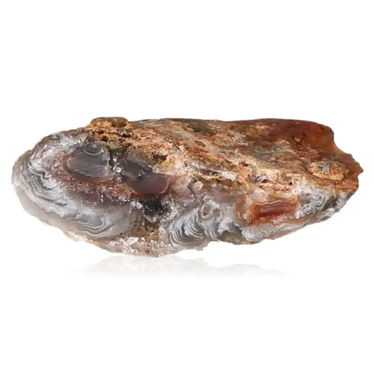 Mini Agate Geode with intricate patterns and captivating hues, ideal for harmonizing energy and enhancing tranquility; nature's beauty.