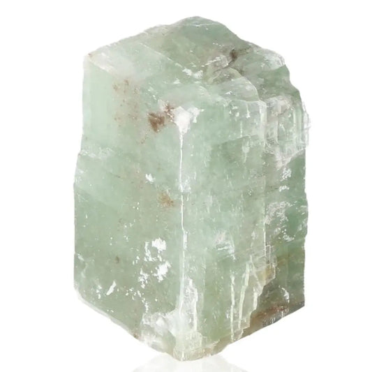 Green Calcite Crystal - Stone of Renewal and Emotional Healing, promoting heart energy and inner peace.