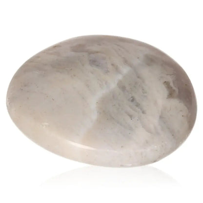 Smooth Banded Agate Tumbled Stone with unique banding patterns, polished for serene balance and energy harmonization.