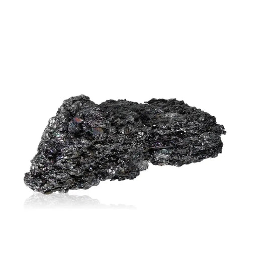 Shimmering Carborundite stone enhancing mental clarity and spiritual protection with its powerful qualities.