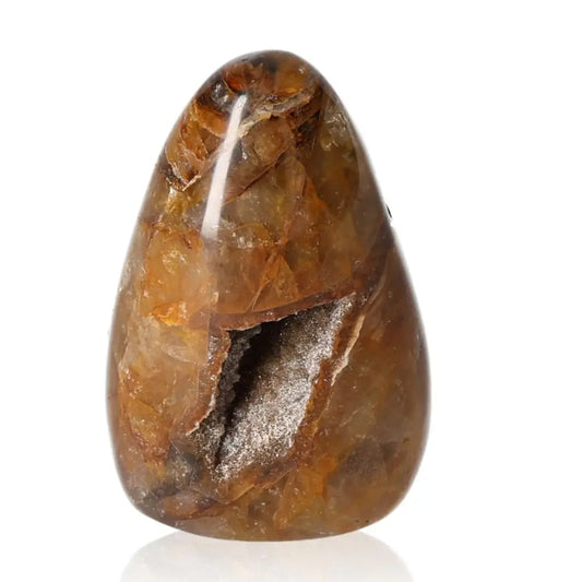 Elegant Black Moonstone Free Form for emotional balance and restful sleep