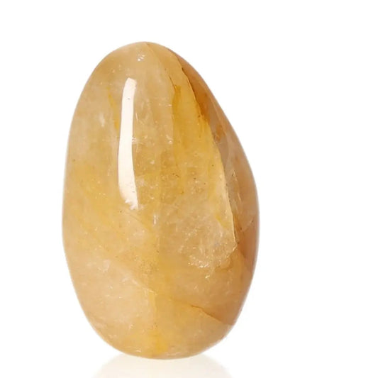 Honey Calcite Free Form gemstone, enhancing confidence, clarity, and motivation, aligned with solar plexus and sacral chakras.