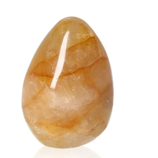 Honey Calcite Free Form gemstone for confidence and clarity, golden stone enhancing motivation and focus. Aligns with solar plexus chakra.