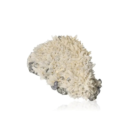 Quartz with Sphalerite and Galena crystal from Sylvia Crystals, showcasing luxurious design and natural elegance.
