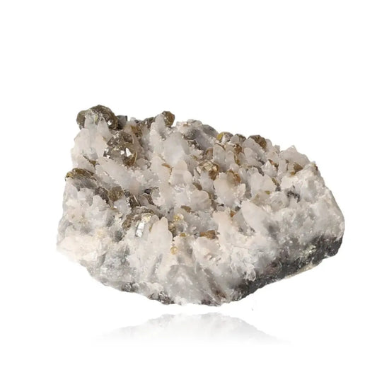 Premium Sphalerite with Quartz crystal from Sylvia Crystals, showcasing elegance and spiritual resonance for luxury and inner peace.