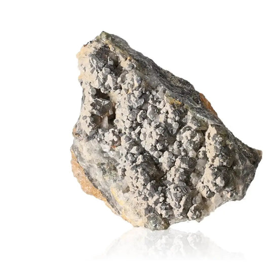 Sphalerite with Quartz crystal from Sylvia Crystals, showcasing intricate formations and spiritual allure.