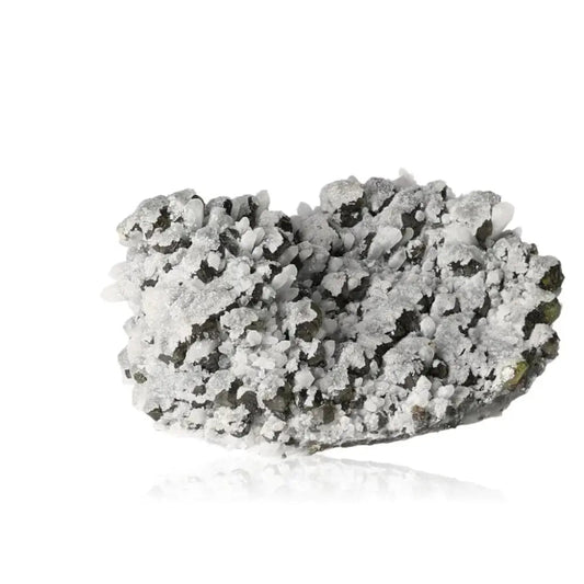 Premium Sphalerite with Quartz crystal from Sylvia Crystals, combining vibrant energy and enhanced clarity for decorative and transformative use.