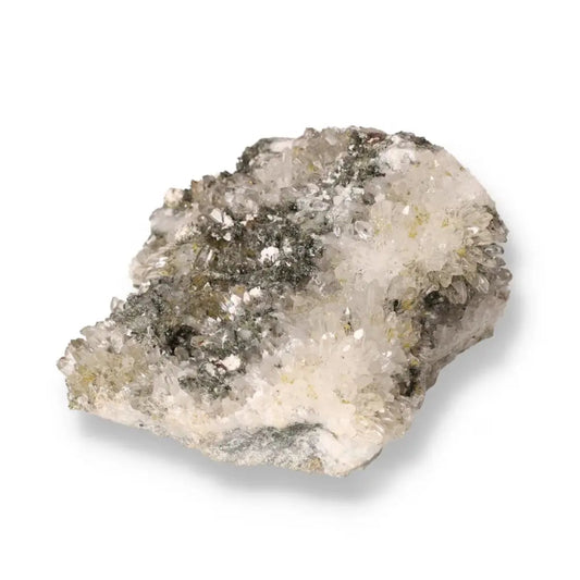 Quartz with Galena gemstone showcasing its mystical allure and unique blend of Earth's finest minerals for beauty and metaphysical properties.