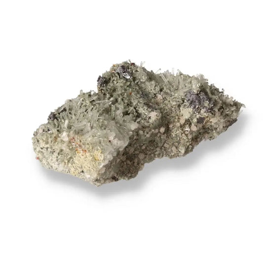 Quartz with Calcite mineral specimen for spiritual growth and tranquility, enhances chakras and holistic well-being in any space.