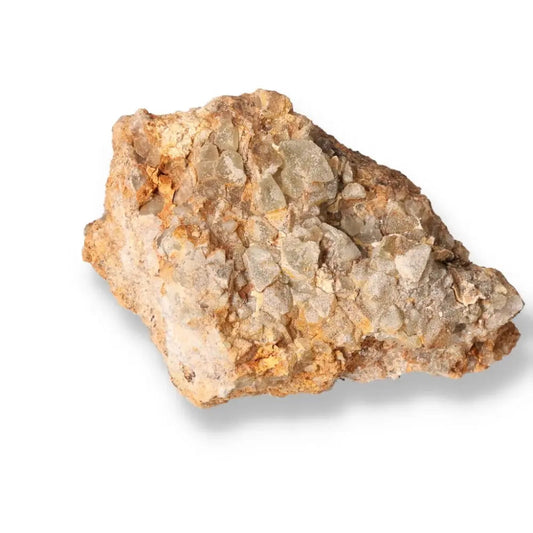 Fluorite on Limonite crystal from Sylvia Crystals, showcasing natural beauty and spiritual elegance, perfect for harmony seekers.