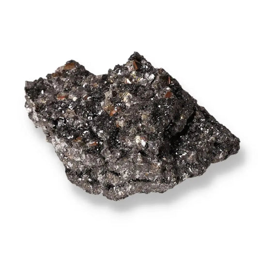 Exquisite Sphalerite with Pyrite crystal featuring vibrant energy and grounding aura, ideal for vitality and spiritual growth.