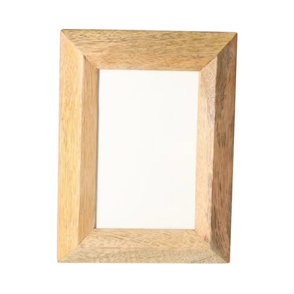 Premium Photo Frame Malpais 20 cm with Inlay, 10x15cm, by Sylvia Crystals; luxury wooden design for elegant home decor display.