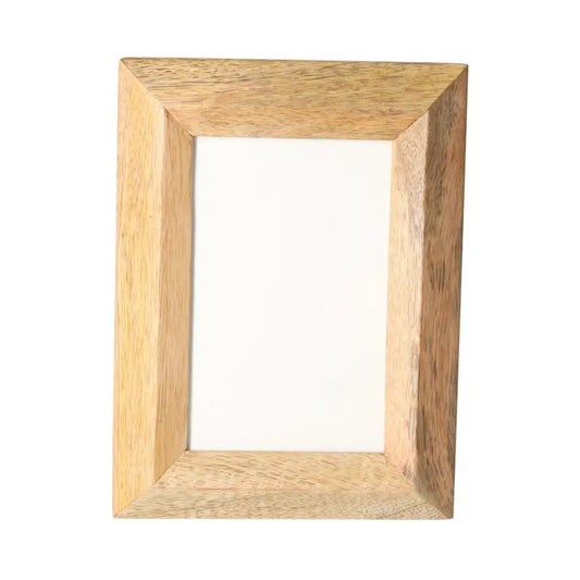 Premium Photo Frame Malpais 20 cm with Inlay, 10x15cm, by Sylvia Crystals; luxury wooden design for elegant home decor display.