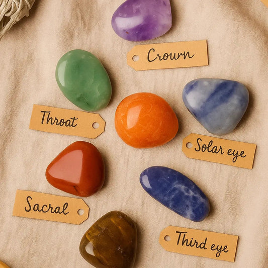7 Chakra Stone Set (Large) Sylvia Crystals Sp. z o.o.