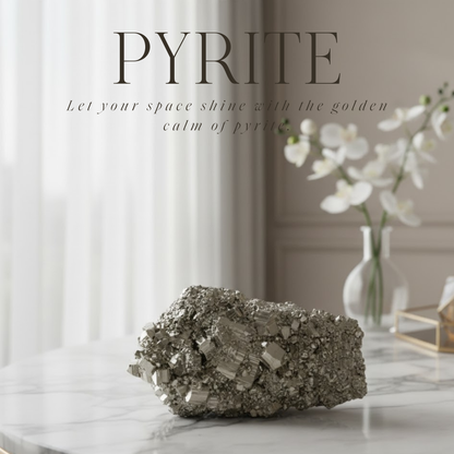 Racimo de pirita de calidad superior