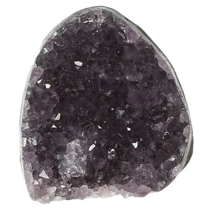 Amethyst Cut Base Geode by Sylvia Crystals, premium quality gemstone for stress reduction and emotional stability.