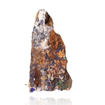 Azurite mineral rock displaying deep blue hues and unique patterns, ideal for collectors and spiritual growth seekers.