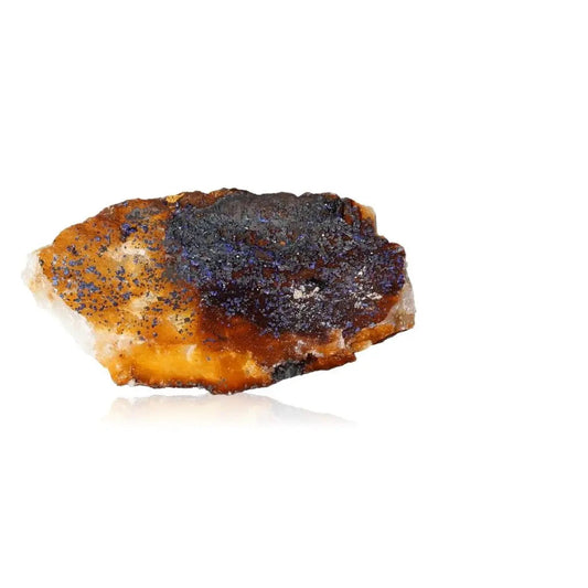 Vibrant Azurite Druze crystal enhances intuition, spiritual insight, and inner vision with deep blue hues and powerful metaphysical properties.