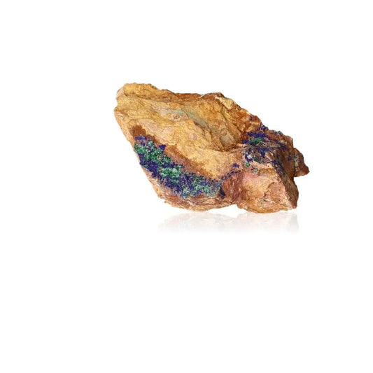 Azurite druzy stone showcasing deep blue hues and rich texture, ideal for enhancing spiritual insight and intuition.