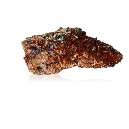 Azurite druze mineral displaying deep blue hues and intricate textures, known for enhancing intuition and spiritual insight.
