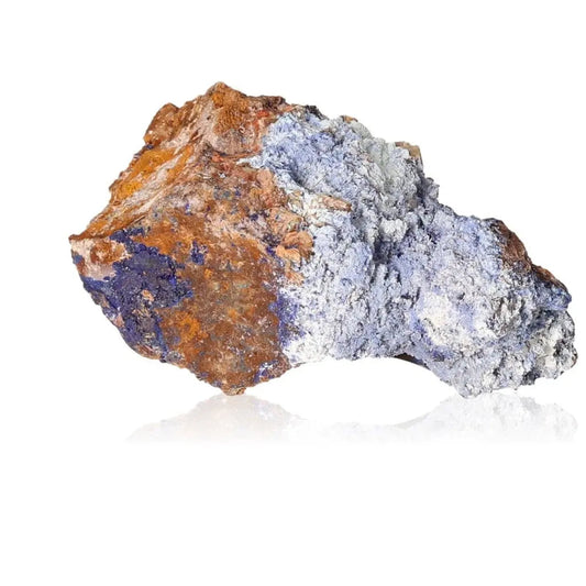 Azurite druzy crystal showcasing deep blue hues, ideal for enhancing intuition and spiritual insight. Perfect for meditation and clarity of thought.