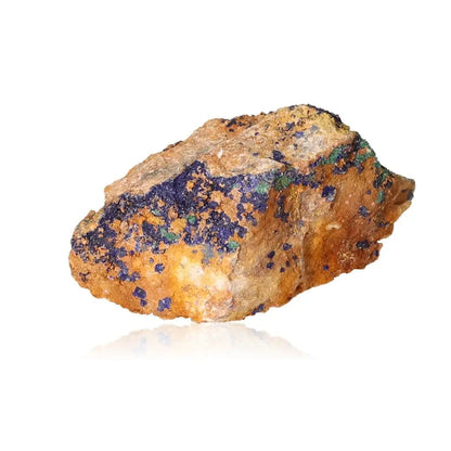 Vibrant blue azurite druzy stone showcasing its deep color and rich metaphysical properties, ideal for enhancing spiritual insight.