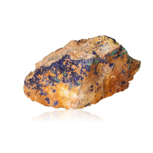 Vibrant blue azurite druzy stone showcasing its deep color and rich metaphysical properties, ideal for enhancing spiritual insight.