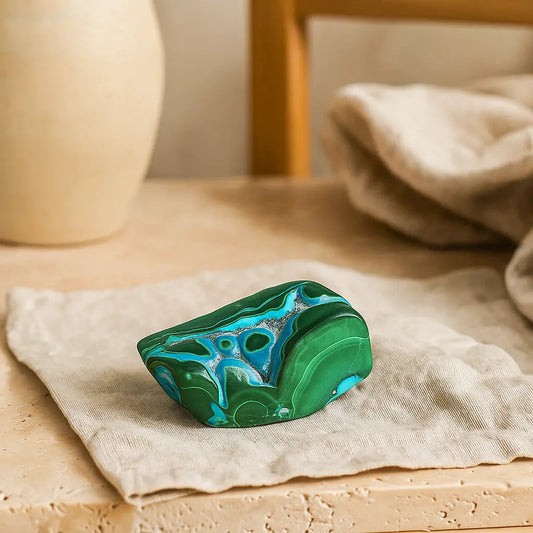 Blue Chrysocolla with Malachite Sylvia Crystals Sp. z o.o.