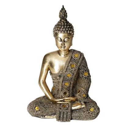 Elegant Sylvia Crystals Buddha statue for home decor, embodying spirituality and luxury craftsmanship, perfect for serene living spaces.