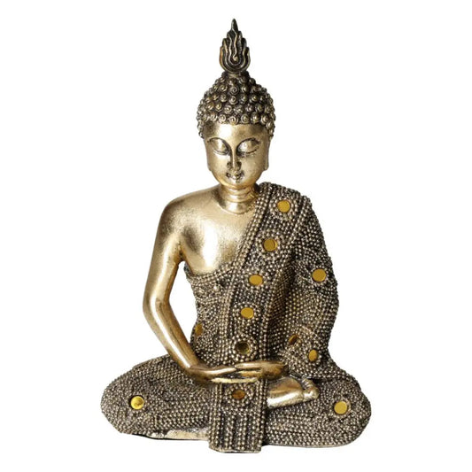 Elegant Sylvia Crystals Buddha statue for home decor, embodying spirituality and luxury craftsmanship, perfect for serene living spaces.