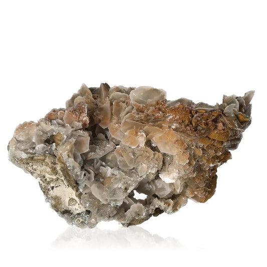Desert Rose Calcite from Morocco, handpicked by Sylvia Crystals, showcasing unique rose-like formations. Ethereally beautiful crystal.
