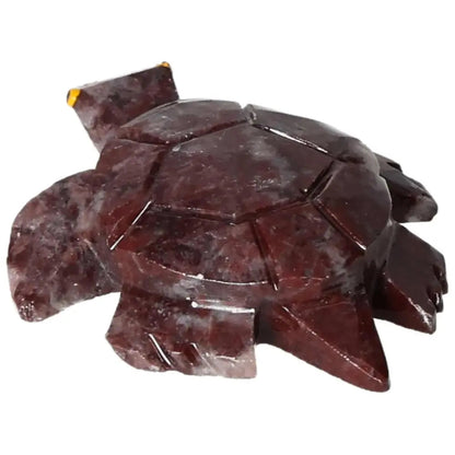 Exquisite Carved Magnesite Turtle from Sylvia Crystals showcasing detailed craftsmanship and natural healing properties