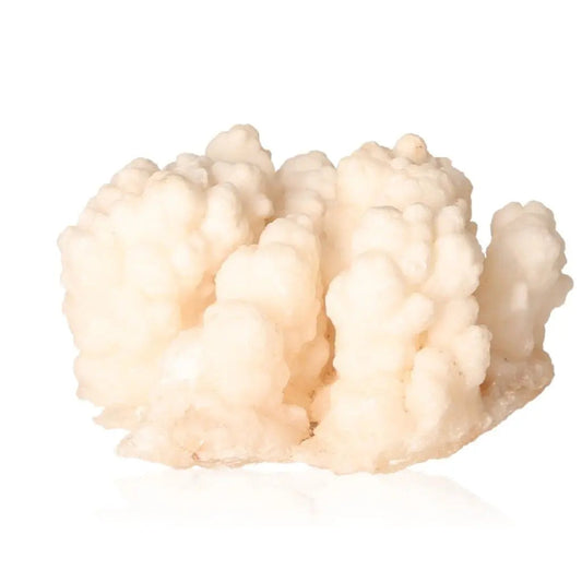 Cave Calcite Stalactite Cluster showcasing intricate, layered textures; a natural masterpiece symbolizing growth and energy.