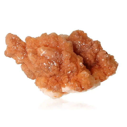 Cave calcite stalactite cluster with intricate shapes and layered textures, showcasing natural beauty and energy growth.