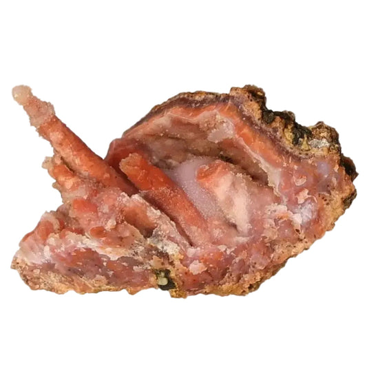 Chalcedony Stalactite crystal, showcasing natural artistry and spiritual depth from Sylvia Crystals.