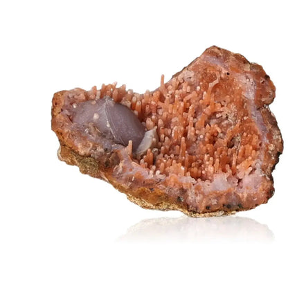 Chalcedony Stalactite crystal with intricate layers and earthy tones, offered by Sylvia Crystals. A unique natural masterpiece.