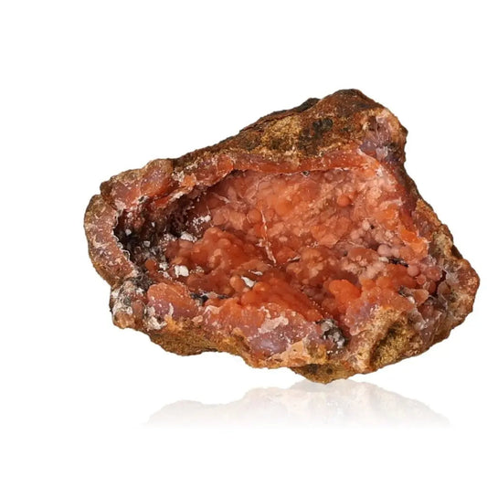 Chalcedony Stalactite in vibrant hues from Sylvia Crystals, perfect for enhancing home décor and spiritual practices.